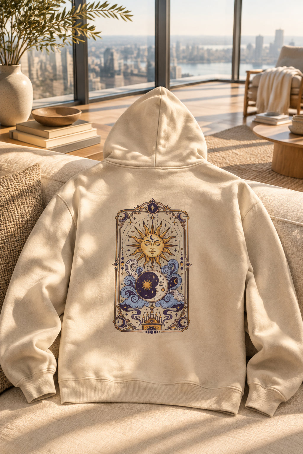 Hoodie Tarot céleste — vue 6