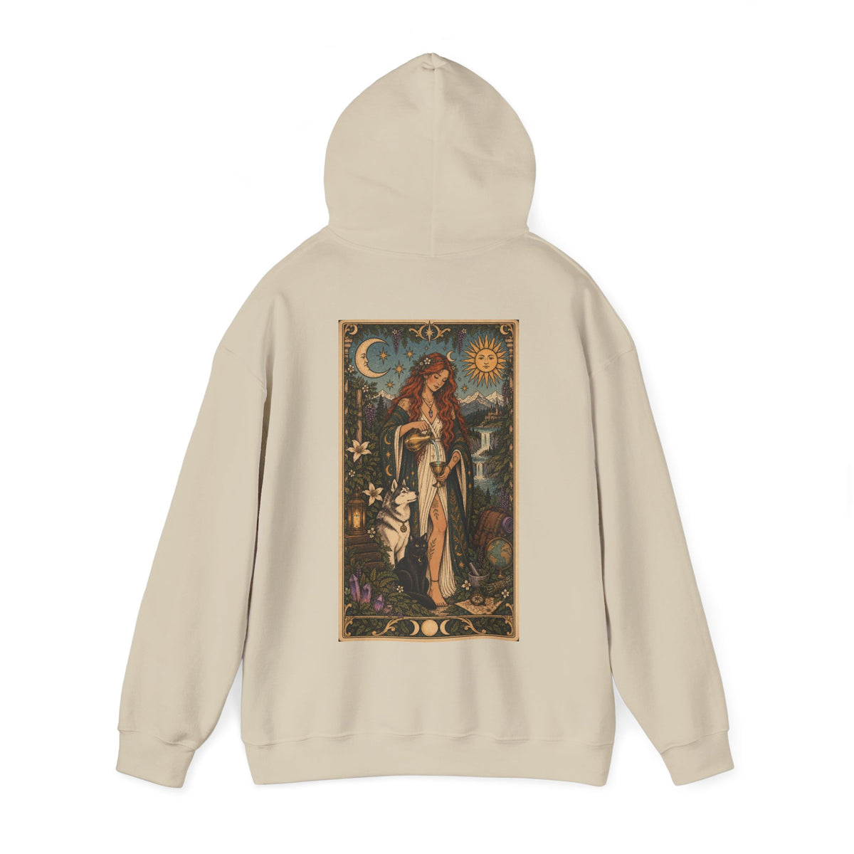 The Enchantress Tarot Hoodie — Sun & Moon Maiden