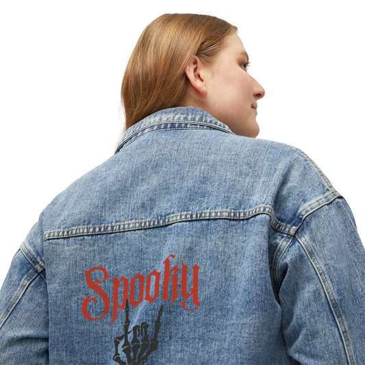 Veste en jean oversize Spooky Club — vue 2